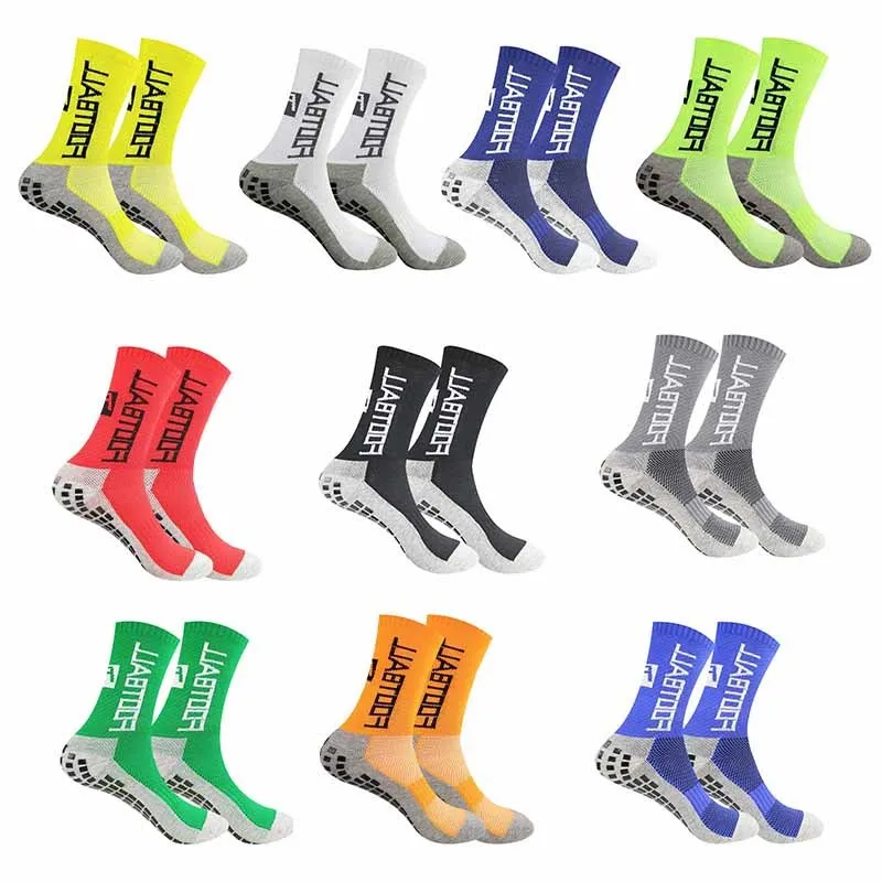 Soccer Socks Outdoor Men Ladies Sports Square Foot Dispensing Anti-Slip Football Socks
