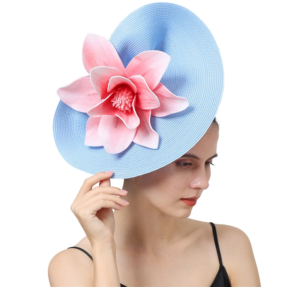 

Women Elegant Fascinator For Nice Wedding Headwear Foam Flower Headpiece With Hair Clip Ladies Party Event Fascinators Headbands