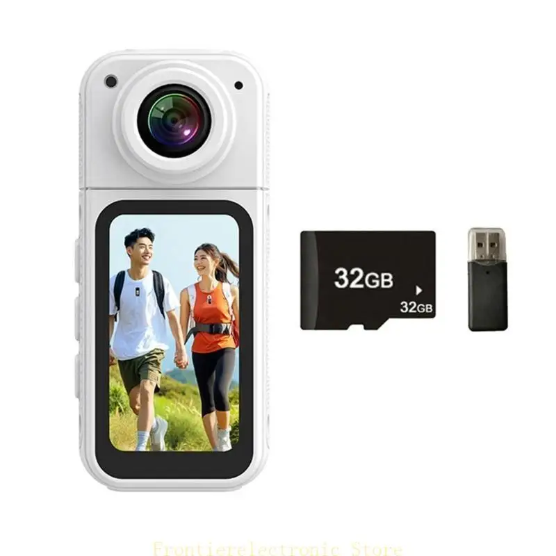 thumbnail image 1 of G8DB 1080P Mini Cámara WiFi Video digital inalámbrico Cámara grabación magnética portátil para Vlogging Travel Cycling, 1 of 4