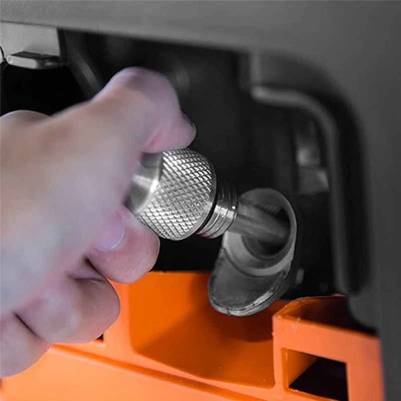 -ABGQ 알루미늄 마그네틱 딥스틱 Predator 3500W 인버터 엔진용 마그네틱 딥스틱(O-링 포함) - 실버