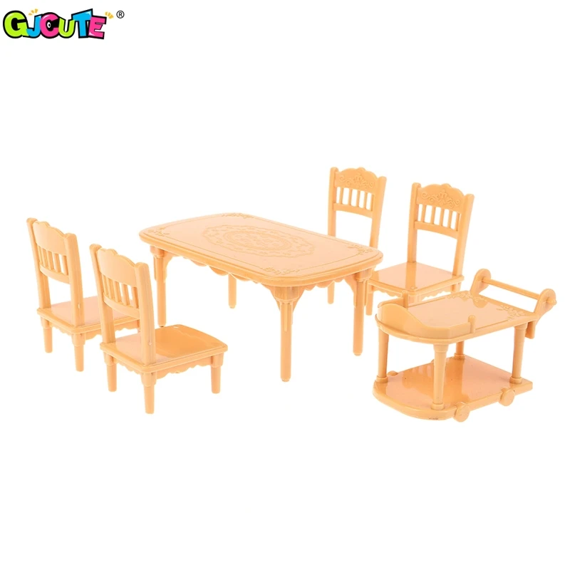 

1 Набор 1:12 миниатюрный кукольный домик, обеденный стол, стул, обеденная машина, мебель для дома и кухни, модель, Декор, игрушка, аксессуары для кукольного домика