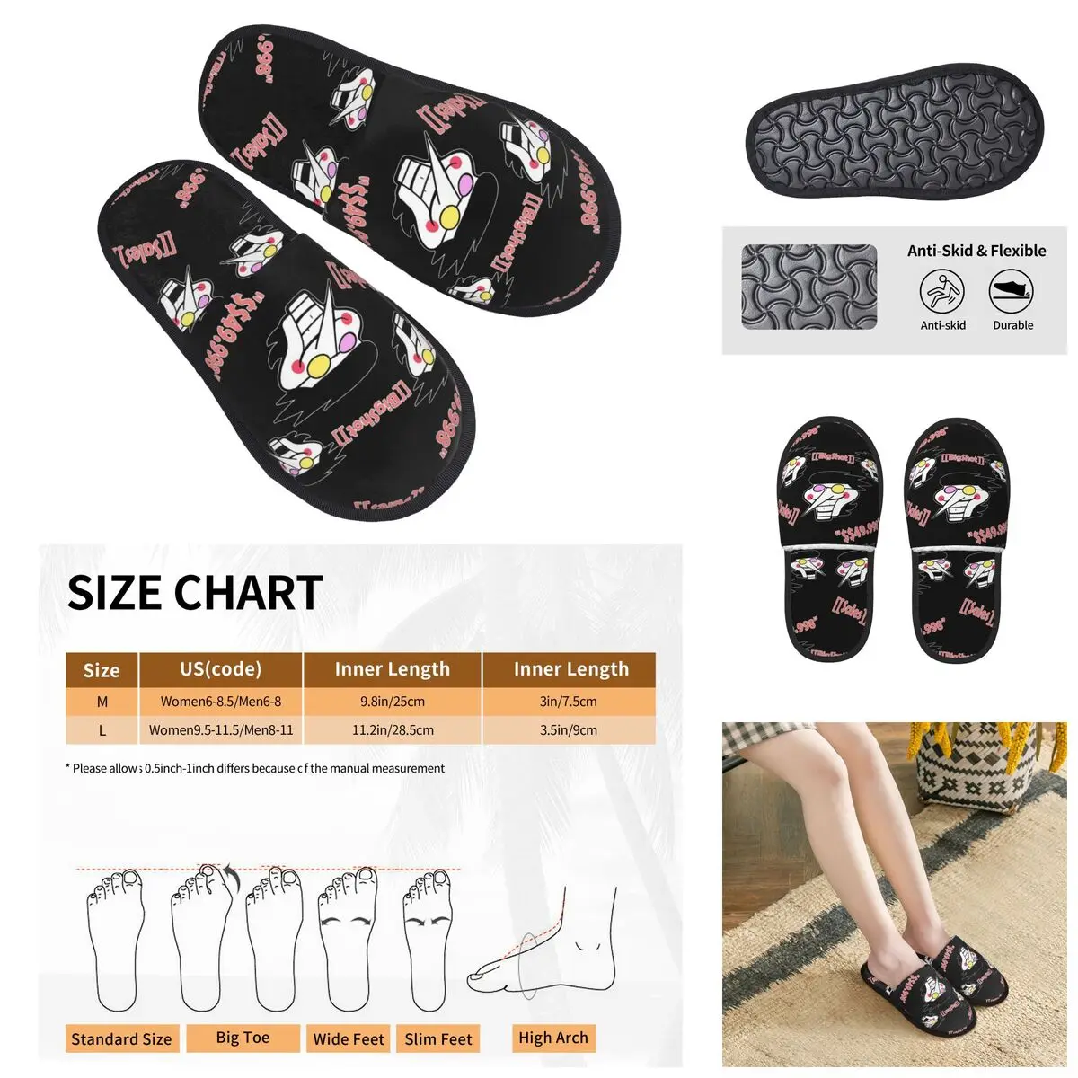 Deltarune Spamton Undertale Men Women Furry slippers,Warm pantoufle homme Home slippers
