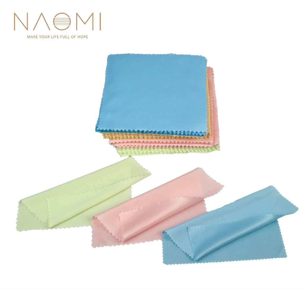Naomi 100pcs Clean Cloth Microfiber Material Professional Musical