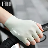 LAMEDA Summer Cycling Gloves Elastic Interface Bicycle Gloves Half Finger for Men Shock-absorbing Road Mountain Bike Half Glove 1