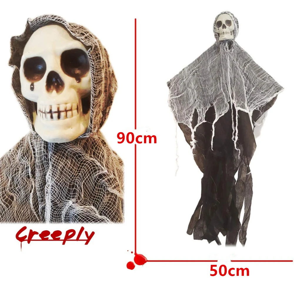 Horror Schedel Hanger Variabele Vorm Halloween Prop Party Outdoor Spookhuis Bar Decoration 1
