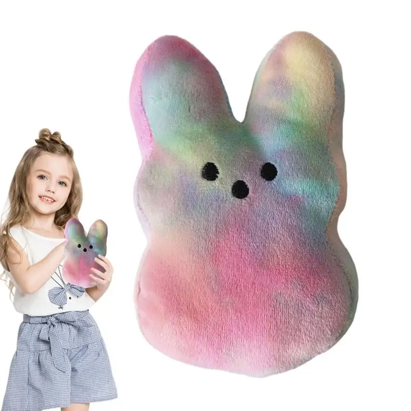 

Bunny Stuffed Animal 5.9Inch Colorful Easter Baby Bunny Stuffed Animal Toy Fluffy Rabbit Animal Soft Toy Easter Bunny Rabbit