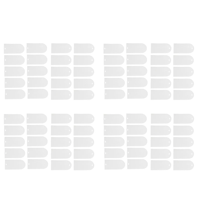 AS60-80Pcs Tag Labels Chair Acrylic Arch Sign Blank Acrylic Signs Blank Reserved Signs Place Cards