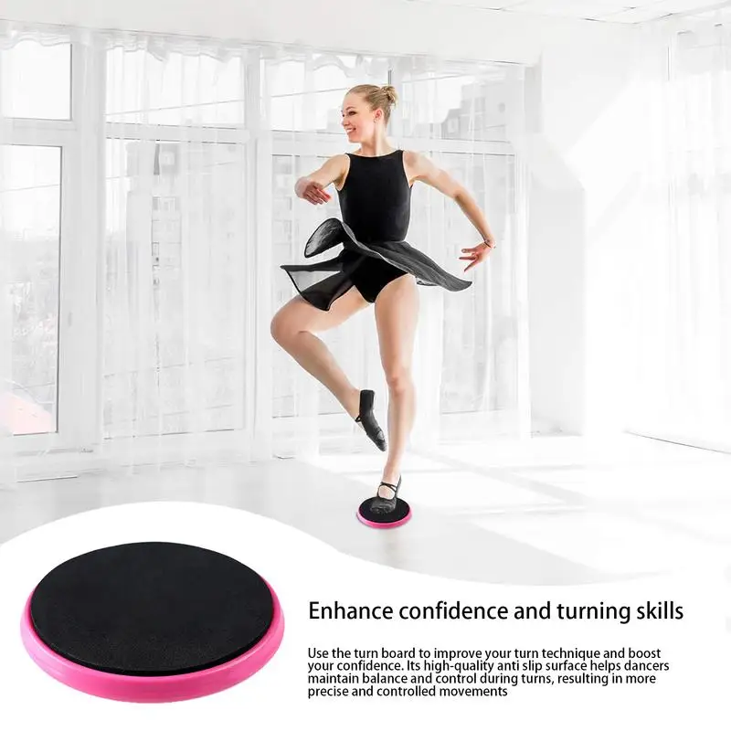 Ballet Turning Board Ballet Pirouette Dance Spinner Disc Dance Equipment With Non-Slip Surfaces For Cheerleaders Dances Gymnasts