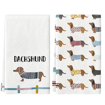 Dachshund Kitchen Towel Set 1