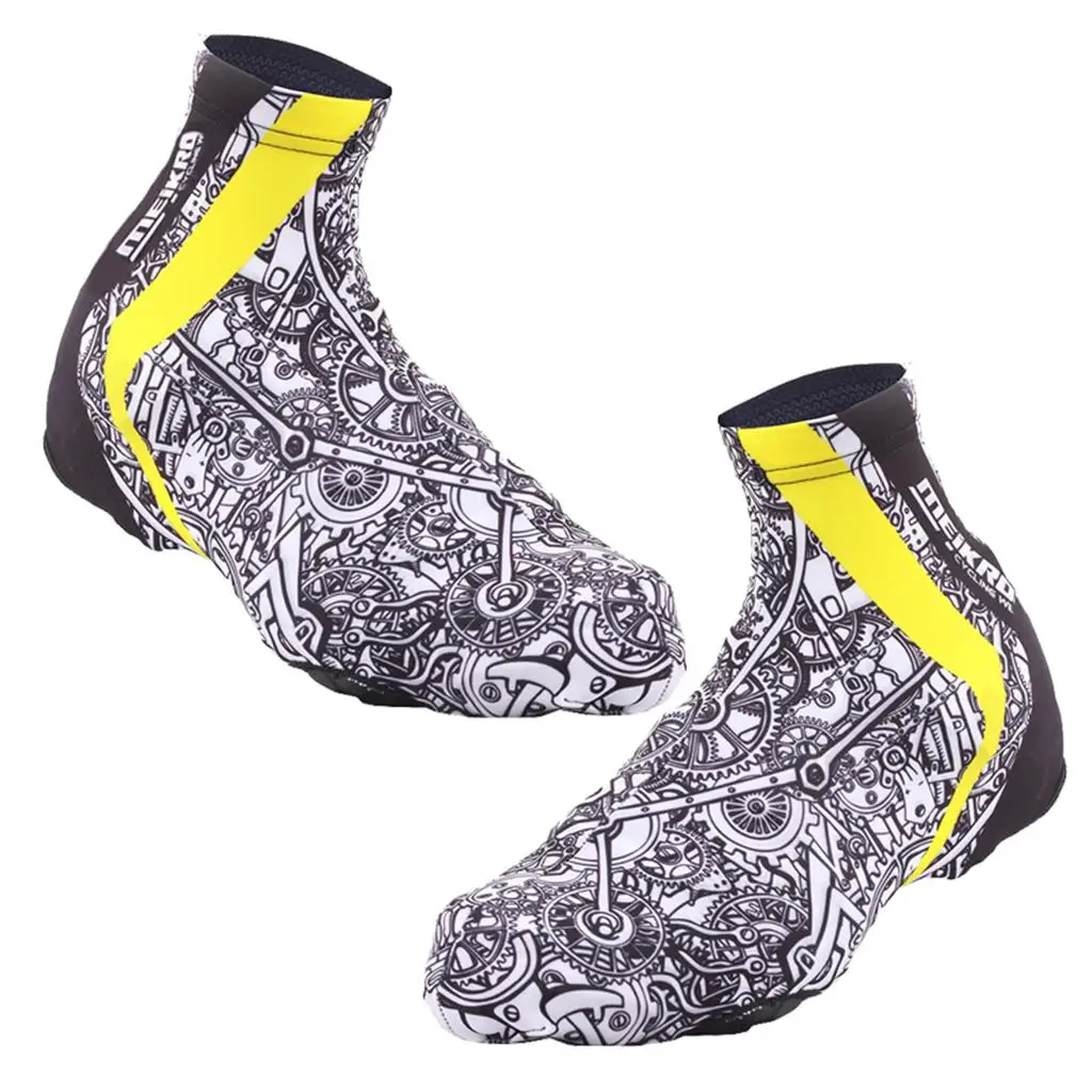 Cycling Shoe Covers Waterproof Reusable Overshoes Thermal Shoes Covers MTB Road Bicycle Bike Racing Galoshes Lightweight Zipper