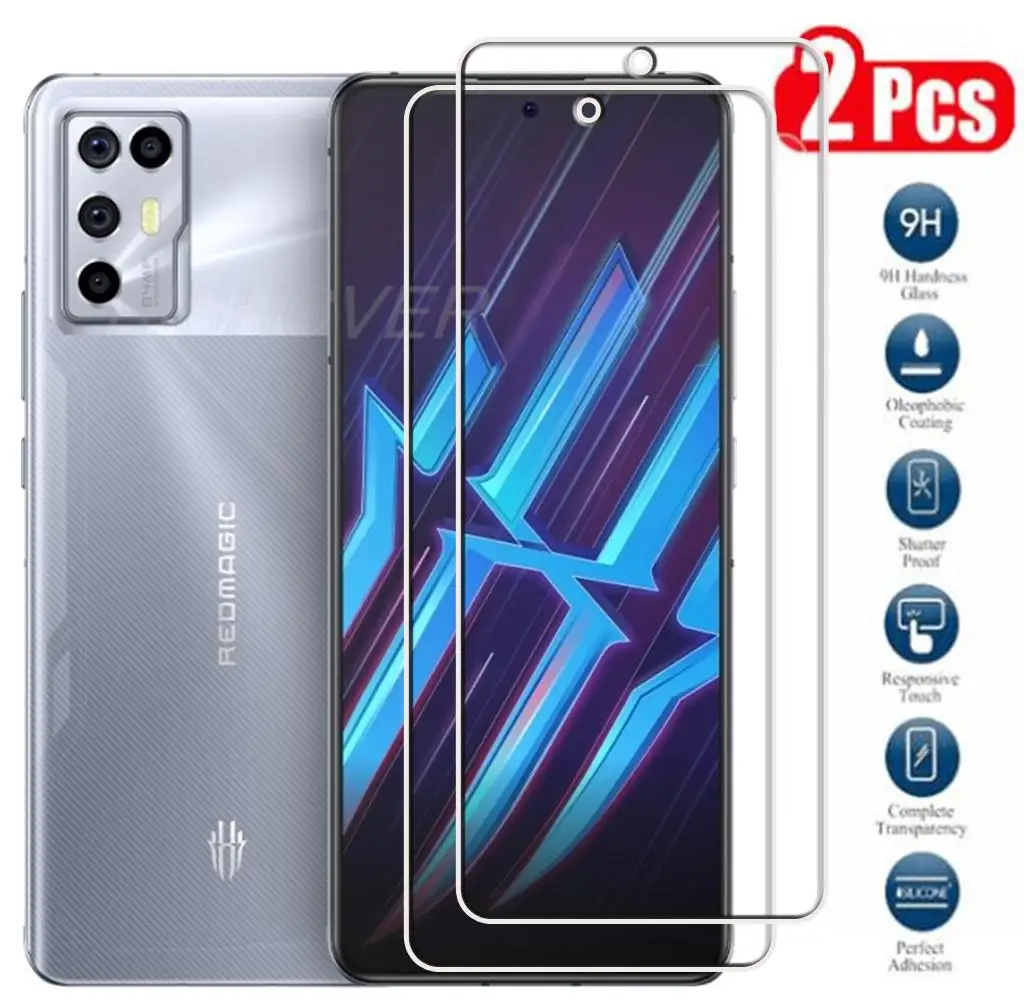 

Tempered Glass FOR ZTE Nubia Red Magic 6R Protective Film Screen Protector On RedMagic 6R 6.67Inch Phone Glass