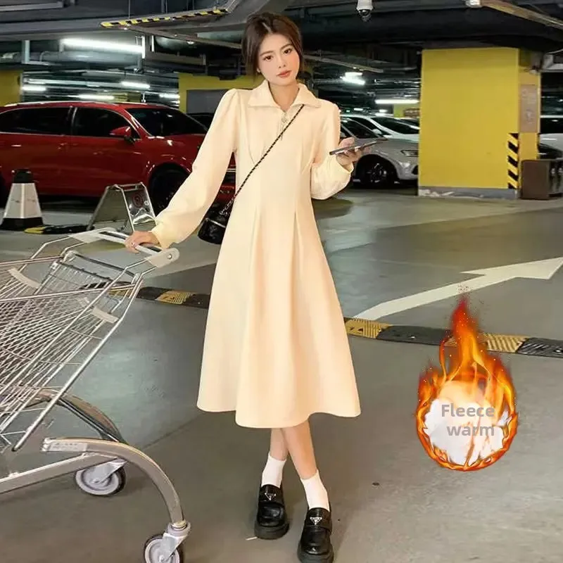 فستان بولو فاخر قطن طويل أطفال