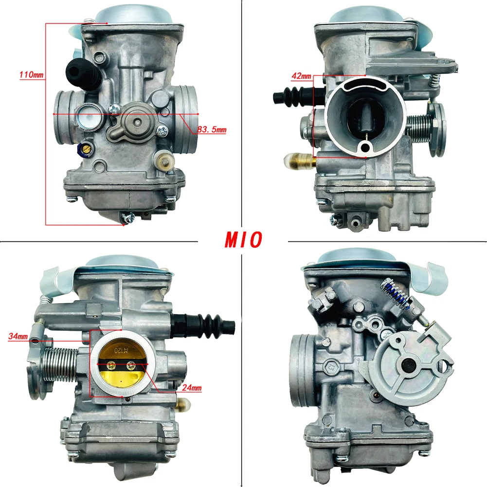 Yamaha Mio Egos 110-125CC Finovespa Vespa Motorcycle Carburetor Engine Replacement Parts