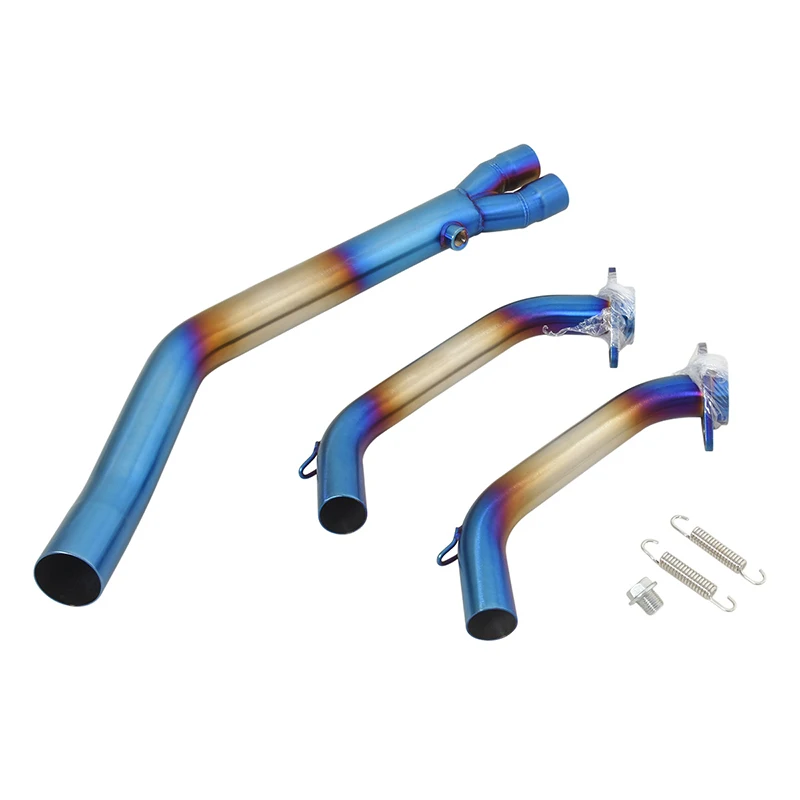 Slip On For SYM Maxsym TL508 TL 508 2022 2023 Motorcycle Exhaust Front Middle Link Pipe Modify Escape Connect Original Muffler - Image 2