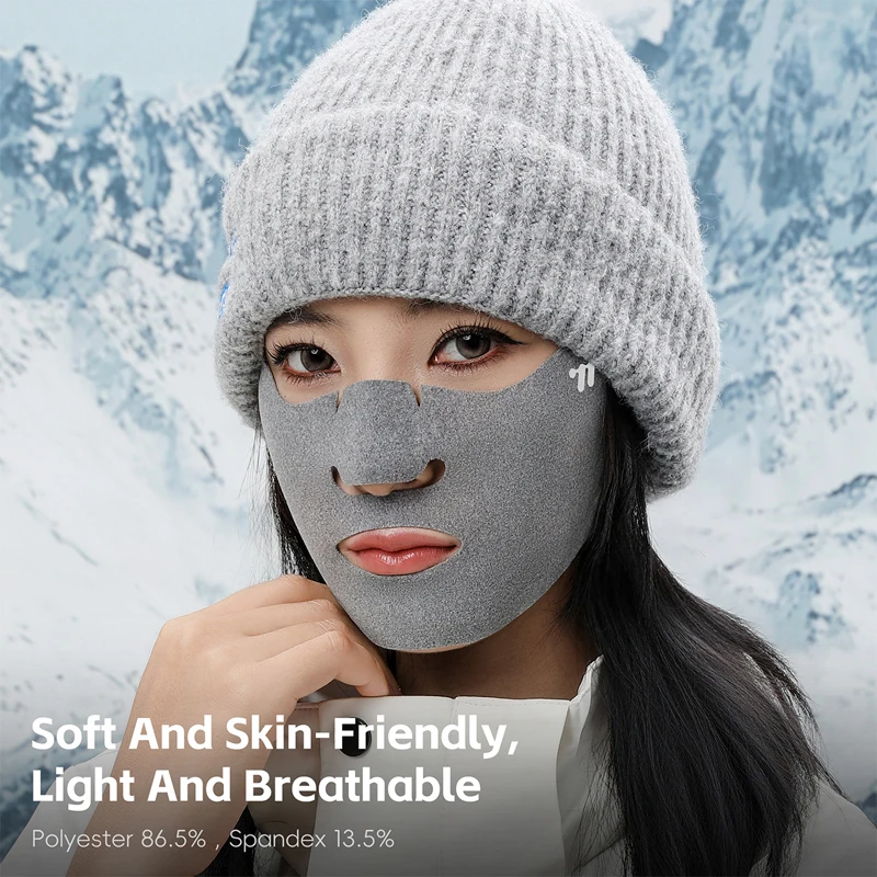 WEST BIKING Autumn&winter Windproof Mask Cycling Warm Mask Sunscreen Stereoscopic Mask Men Women Outdoor Elasticity Face Cover