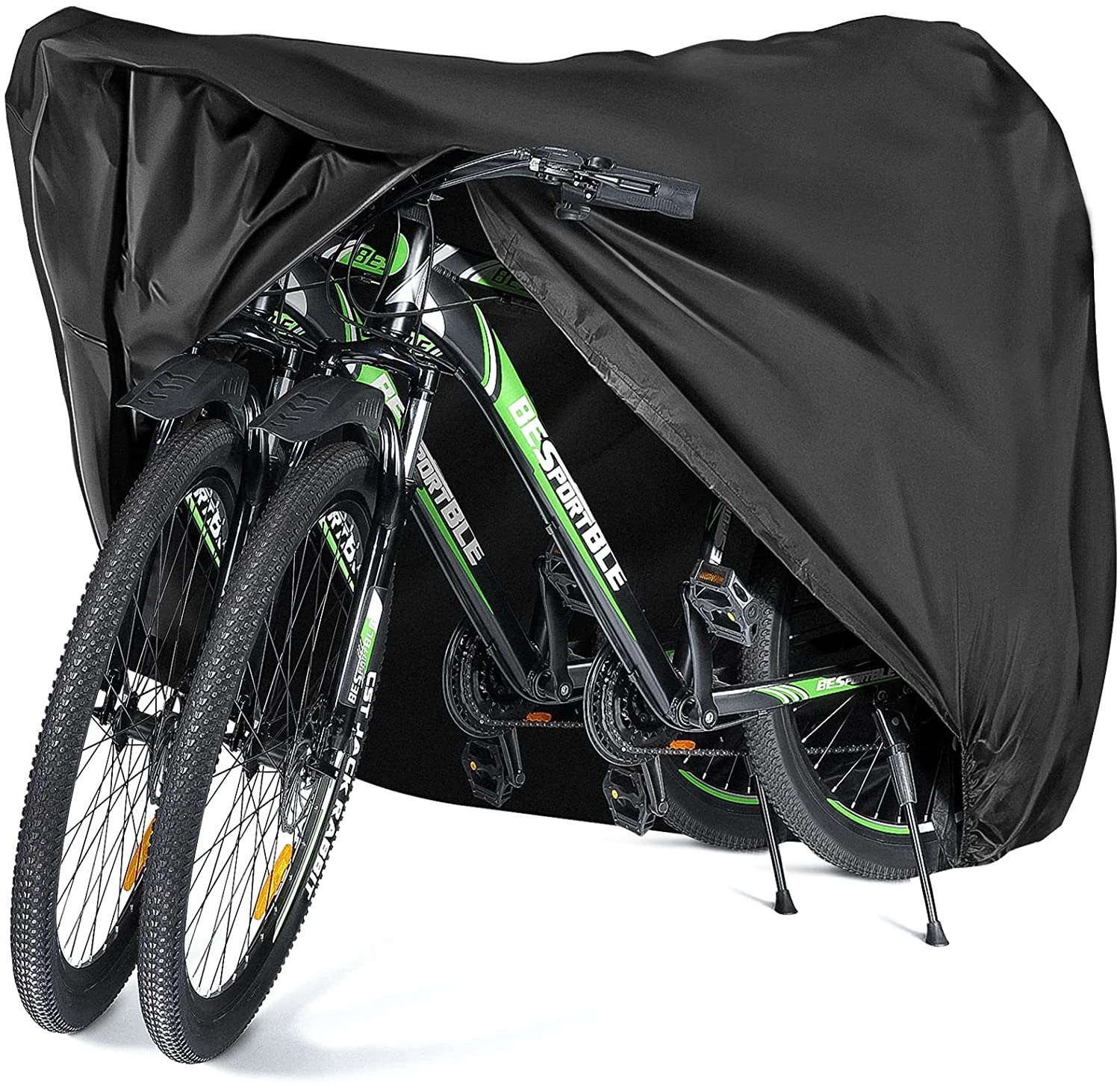 Bike Cover Outdoor Storage Waterprooffor 1or2 Bicycles For Travel Transport On Rack Hitch 300d