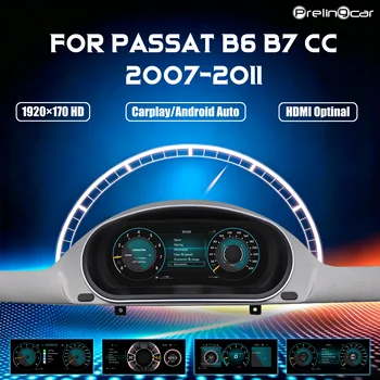 Pantalla LCD digital de 12.3 pulgadas para el panel de instrumentos del Volkswagen Passat B6 B7 CC, años 2007-2011. 1