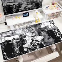 New Misa Amane Light Yagami Desk Mat Death Note Anime Mousepad Computer Gamers Lock Edge Mouse Pad Gaming E-sports Keyboard Pads 3