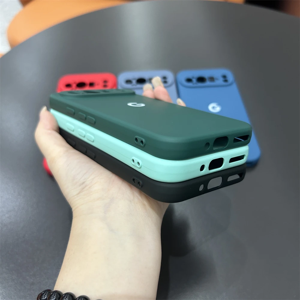 Premium Liquid Silicone Shockproof Back Cover with Lens Protection - Soft and Durable Case for Google Pixel 9 Pro XL