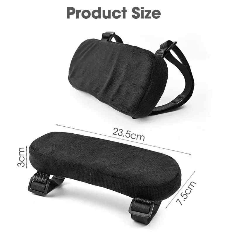 2-1pcs Car Armrest Pad Soft Memory Foam Hand Cushion for Auto Chair Elbow Arm Rest Ergonomic Sponge Pillow Interior Accessories armrest pad