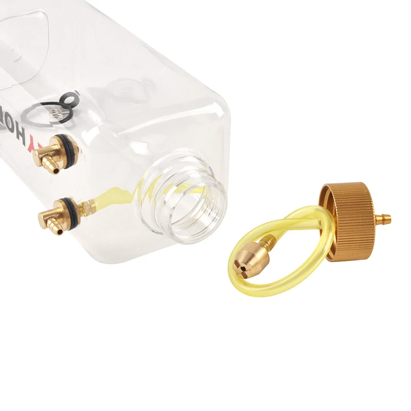 RC Fuel Tank Transparent Plastic Square Bottle 260/360/500/700/1000/1500 ML/CC CNC Aluminum Alloy for Gas Nitro Airplane Model 5