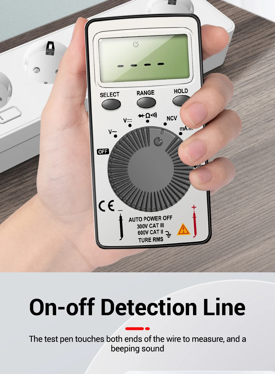 ANENG AN101 Mini Digital Multimeter 1999 Counts Professional AC/DC Voltage Tester Automotive Current Tester Electrician Tools