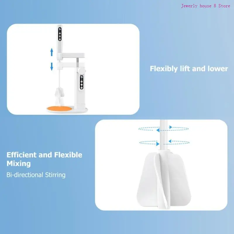 Portable Epoxy Mixer with 5 Speed Designs Ensures High Efficiency in Resin Mixing and Bubble Reduction Daily Use
