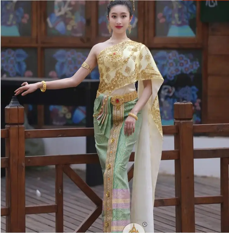 

Thailand Hotel Welcome Dress Thai Wedding Dress Southeast Asia Women New