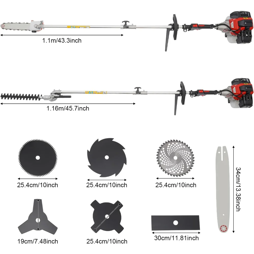 52CC 10-in-1 Garden Trimmer Combo 4