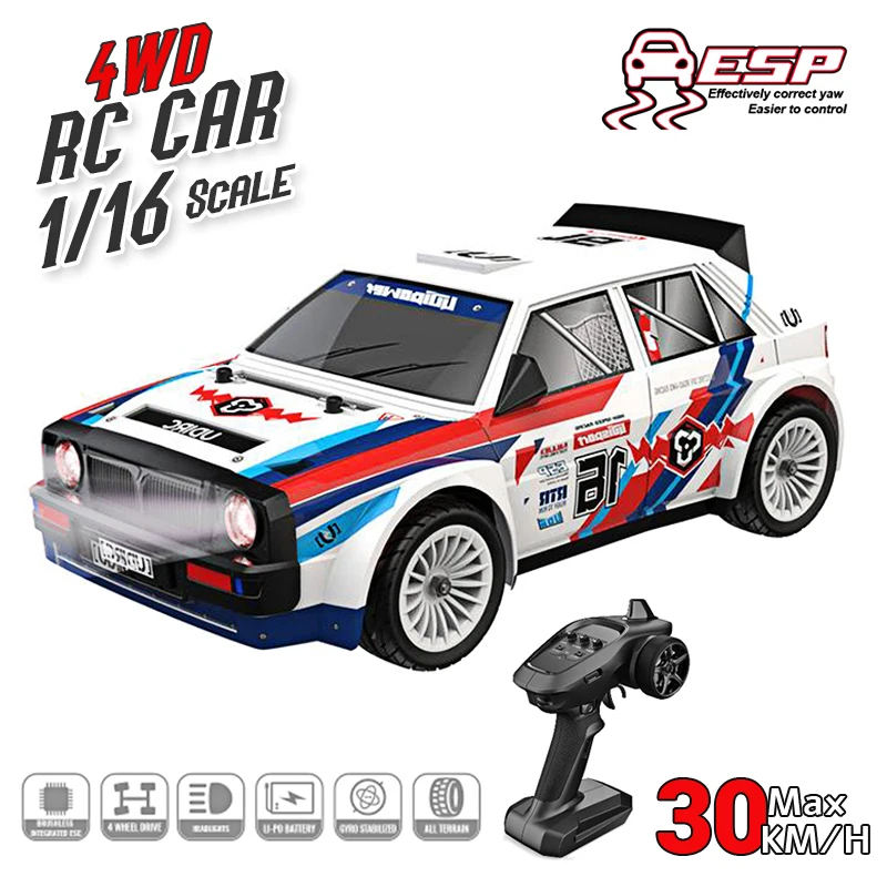 

1/16 2.4G High Speed Racing Drift Cars Electric Remote Vehicle RTR 4WD Radio Control Toys RC Car Model for Children Boys Gift
