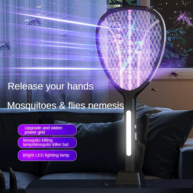 2023 Új, Kettős Célú Háztartási Szúnyogcsapda És Szúnyoggyilkos Töltés 2-Ben 1-Ben Elektromos Szúnyog Lámpa