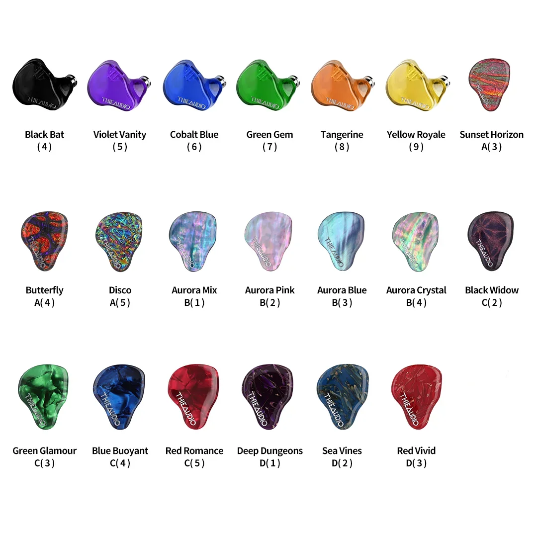 ミュージシャン用thieAudio-hifiイヤホン、モナークムキii