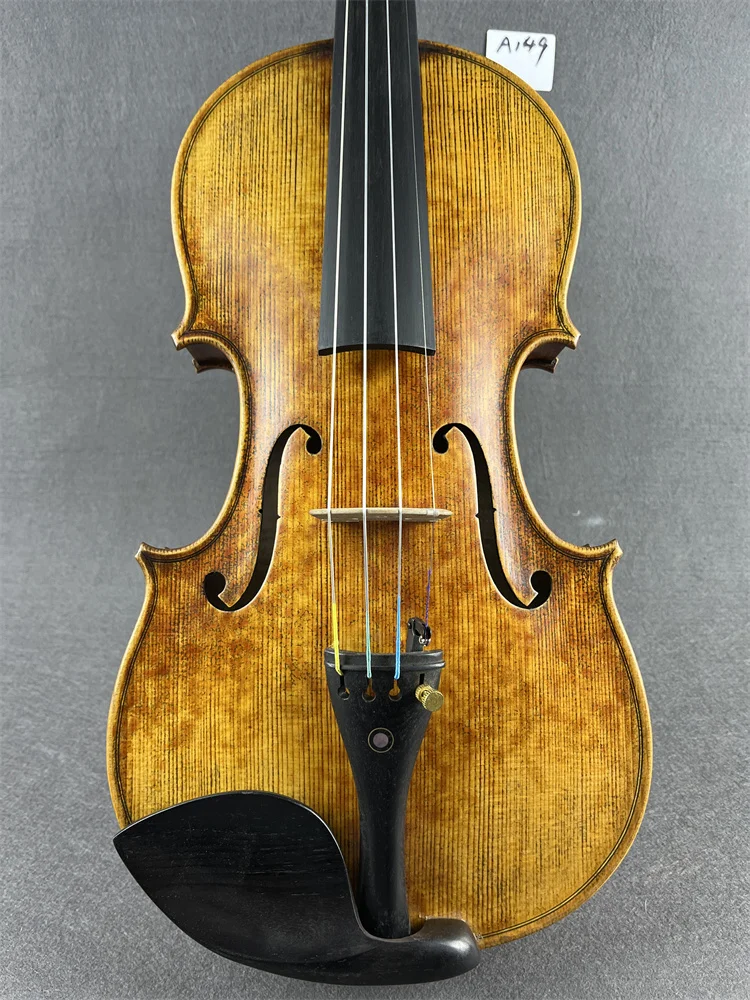 Antique Master Level Stradivarius Copy 4/4 Violin Cкрипка 4/4 كمان 바이올린 Hand Made Musical Instrument Keman Free violin case A149