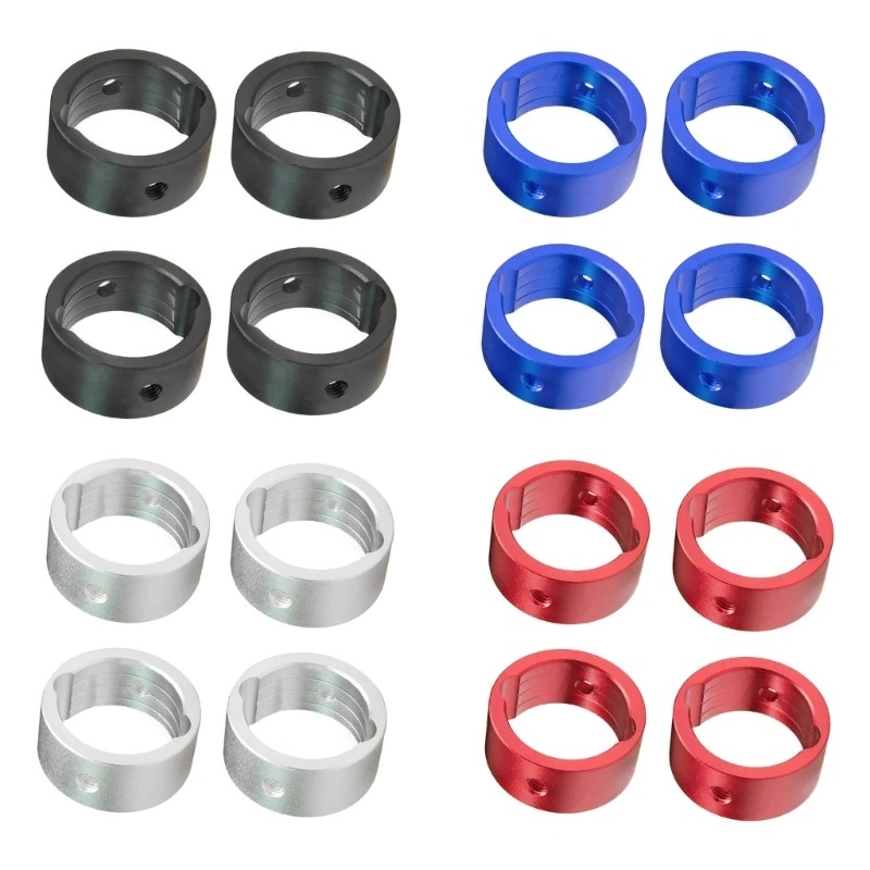 

Durable Extended Wheel Rims Metal Lock Ring Full Scaled Durable Counterweight Rings for Remote Control 1:6 TRXA