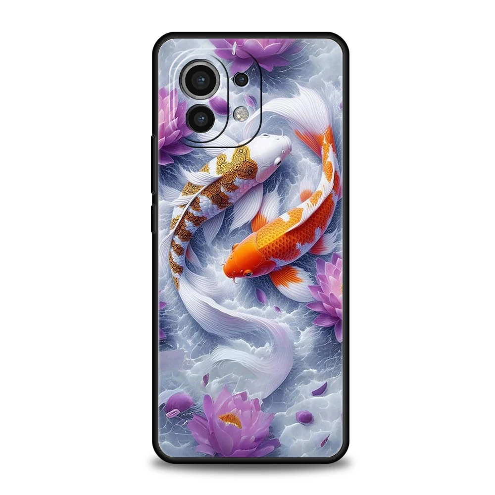 Cartoon Fisch Handy hülle für Xiaomi Mi 14 13 12 11 Ultra 13t 12t Poco C51 F3 F4 F5 X3 X4 NFC M3 Pro Lite 5g Silikon hülle Capas – Detail 3