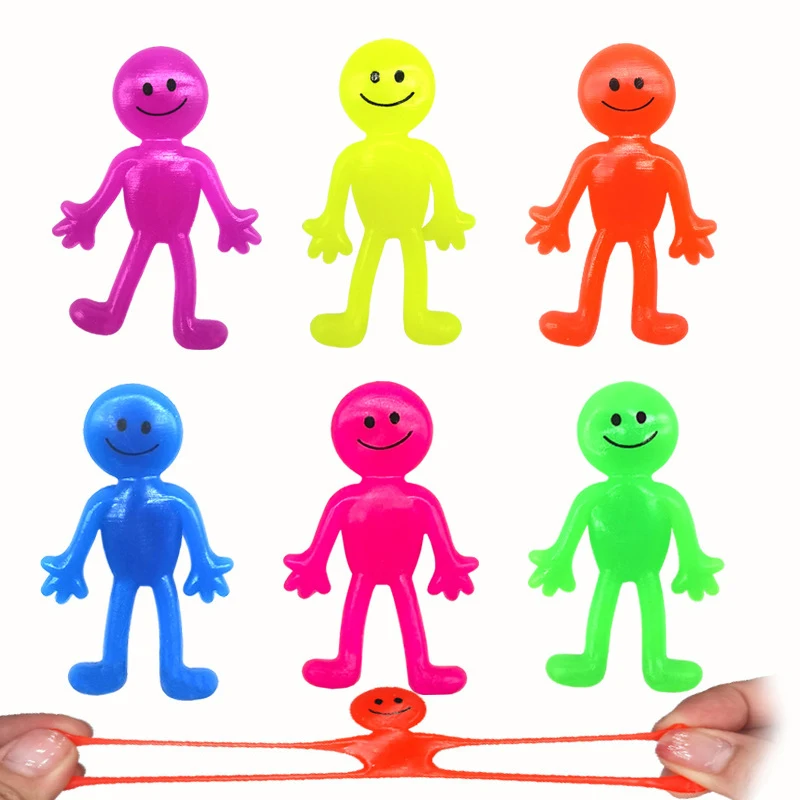 Funny Stretchy Bendable Man Assorted Fun Colors Novelty Gifts Cool Stuff For Kids Regalos Cumplea&ntilde;os Ni&ntilde;os Para Invitados
