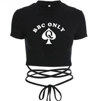 BBC Only Spades Crop Tee - Chinese Size M, Black Bandage 1