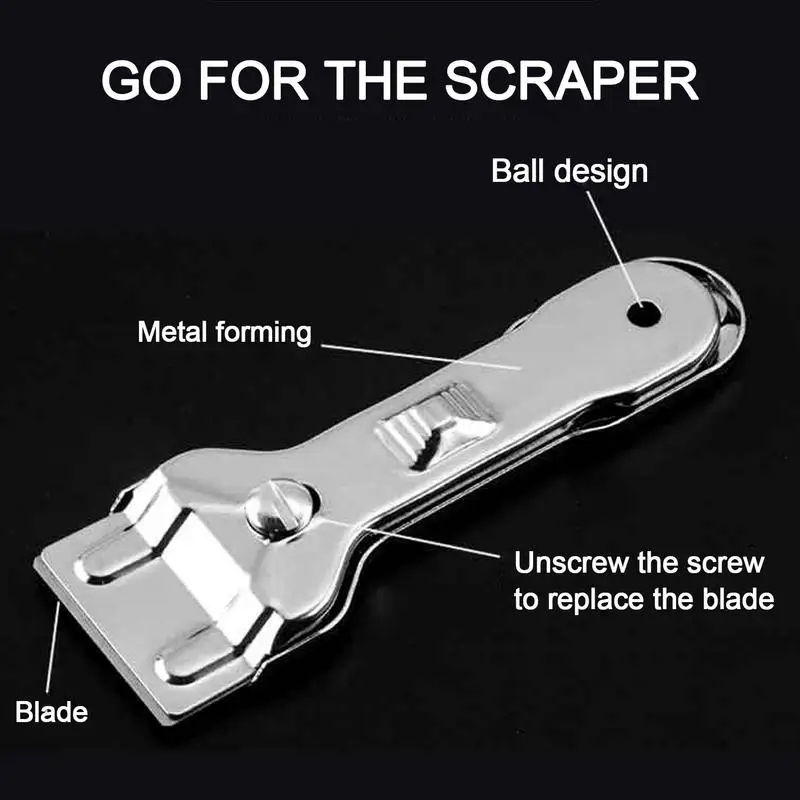 Glass Ceramic Hob Scraper Paint Scraper Tool for Ceramic Induction Cooktops Multifunction
