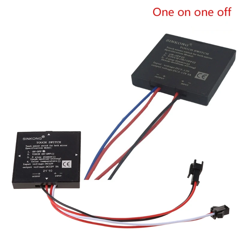 

co530 5-12V Mirror Lamp for Touch Dimmer LED Control Module Isolated for Touch for Bathroom Mirror Easy to Use