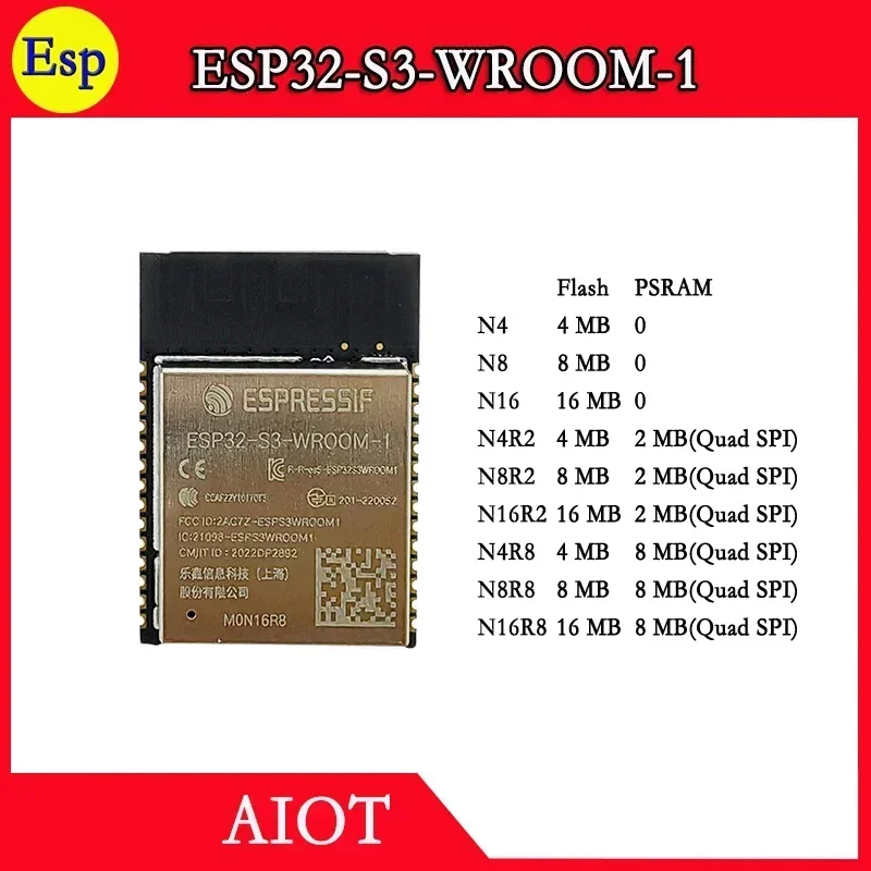 ESP32-S3-WROOM-1 ESP32 S3 WROOM 1 Espressif ESP32-S3 PCB Internal Antenna
