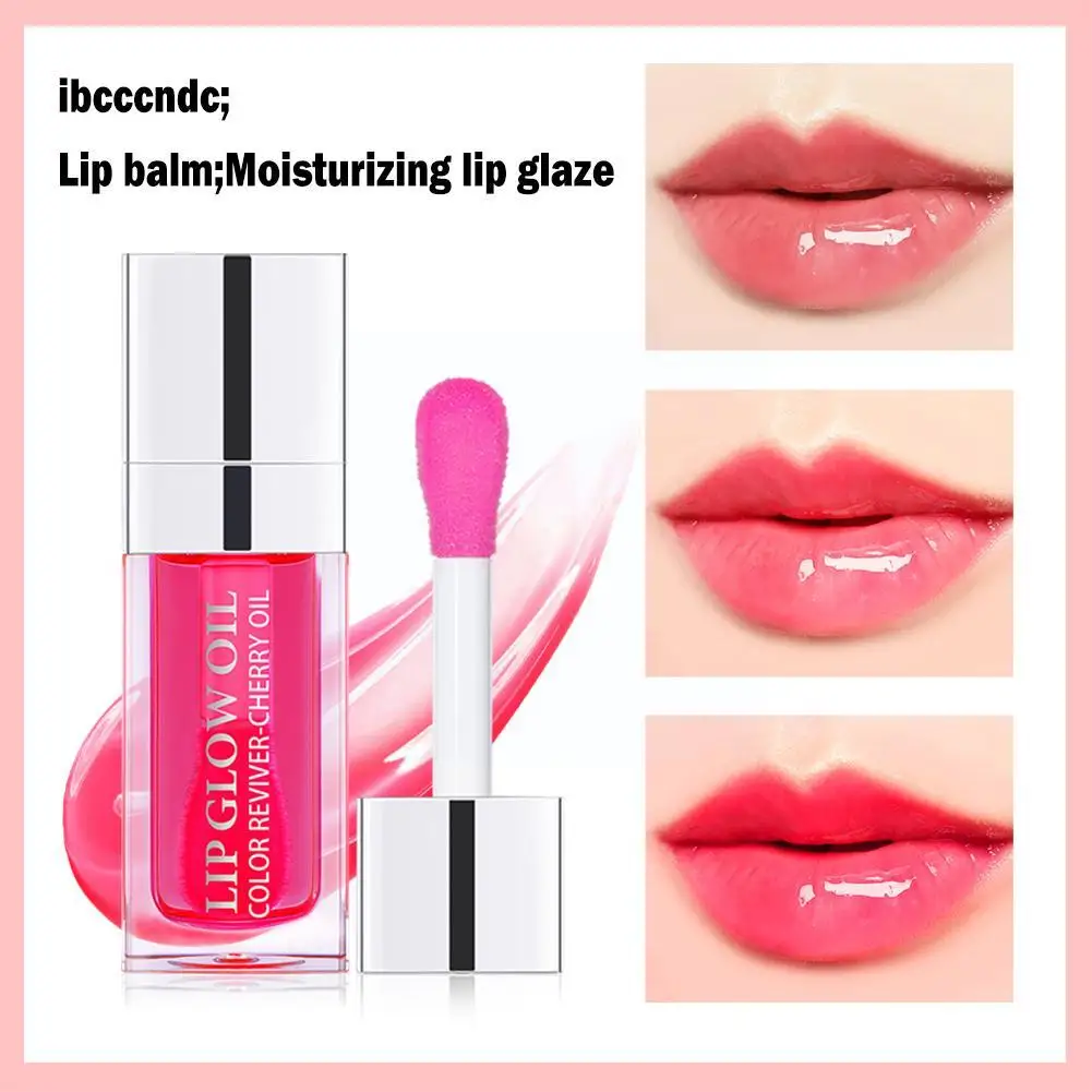 Lip Oli Plumping Clear Crystal Jelly Hydraterende Voller Olie Getinte Lippen Makeup Sexy Glow Lipgloss Mollige Lip M7G5 lip gloss lip makeup lip oil