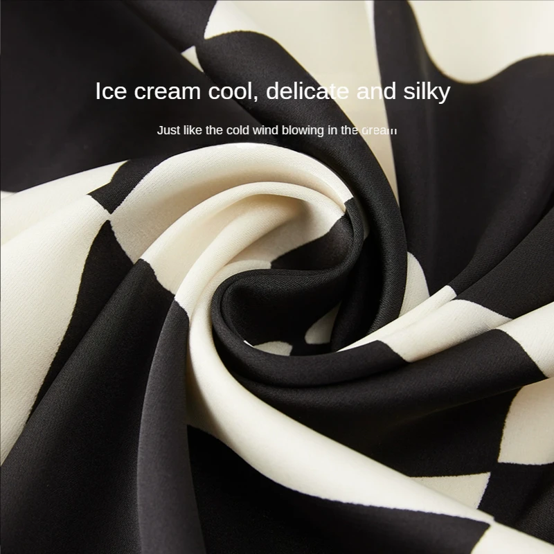 Pajamas For Women Short-sleeved Summer Style Ice Silk Material 2023 New Design Home Clothes Ladies High-end Sense Nightwear