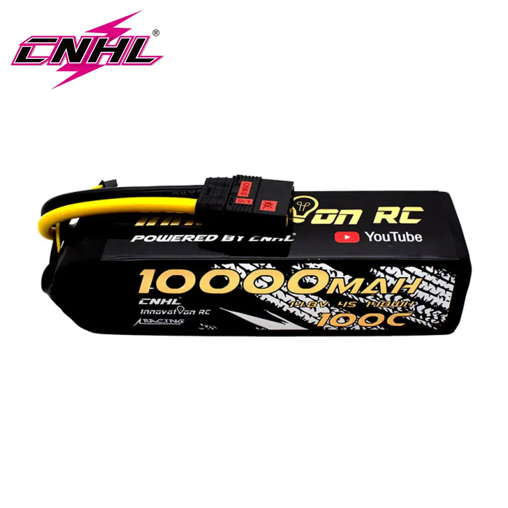 

CNHL 4S 6S 10000mAh Lipo Battery 14.8V 22.2V 100C Softcase with EC5 QS8 Plug For RC Car Tank Train Buggy Boat Racing Model Parts