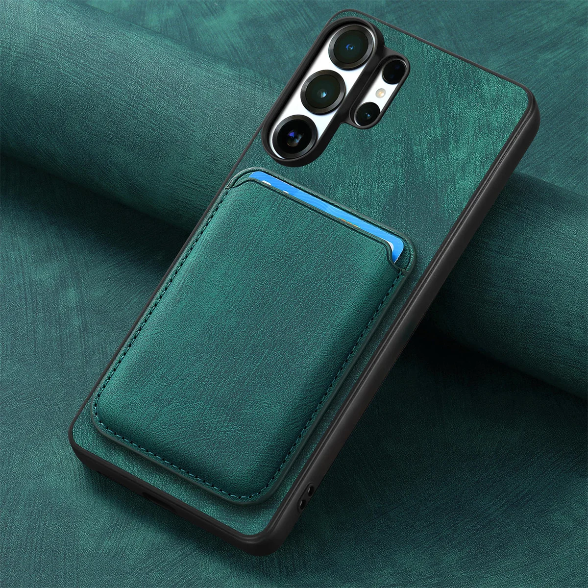 Premium Detachable Magnetic Card Holder Wallet Phone Case Cover