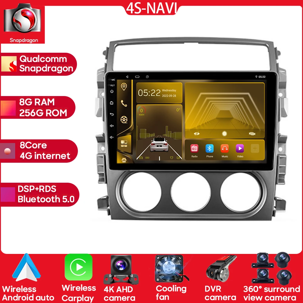 

Android For Suzuki Liana 1 2004 - 2008 Car Radio Multimedia Player GPS Navigation 5G WIFI Carplay 360 Camera NO 2DIN Andorid