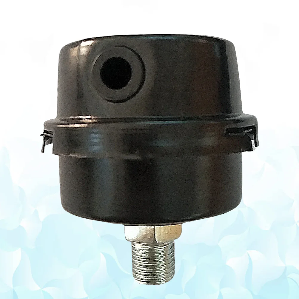 

Black Iron Shell Air Noise Intake Filter Muffler Silencer 1/4 Inch Thread For Oil Free Air Compressor Inlet Parts