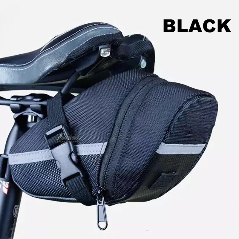 

Bicycle Saddle Rear Seat Storage Bag Waterproof Ultralight PU Universal Tail Saddle MTB Road Bicycle Repair Tools Saddlebag