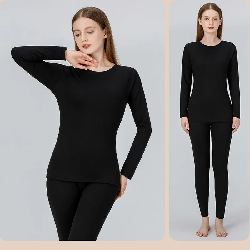Men's Mink Velvet Silk Thermal Underwear Women's Cashmere Autumn Coat Trousers