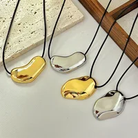 Pendentifs géométriques irréguliers, chaîne de pull longue horizontale et verticale haut de gamme, collier pour femmes, bijoux à la mode 1