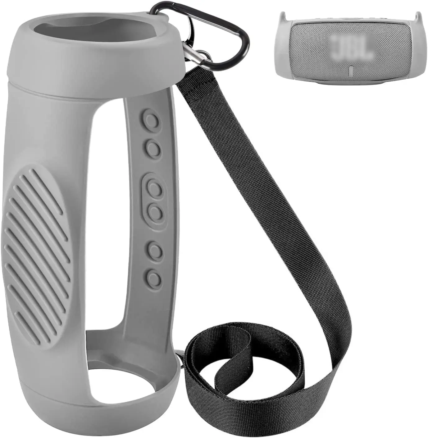 Silicone Waterproof Travel Case for Portable Bluetooth Speaker
